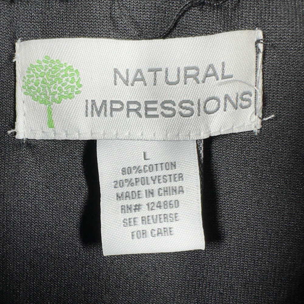 Natural Impressions Velour Jacket Women's L Cardinal Christmas Winter Sparkle - Picture 2 of 7